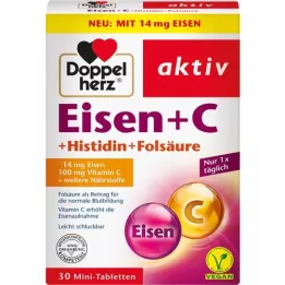 DOPPELHERZ Železo+Vit.C+L-Histidin tablety, 30 ks
