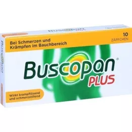 BUSCOPAN plus 10 mg/800 mg čípky, 10 ks