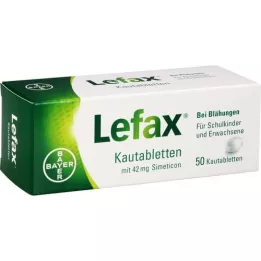 LEFAX Žvýkací tablety, 50 ks