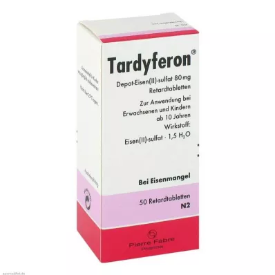 Tardyferon® Depot železo (II) sulfát 80 mg tablety s prodlouženým uvolňováním, 50 ks