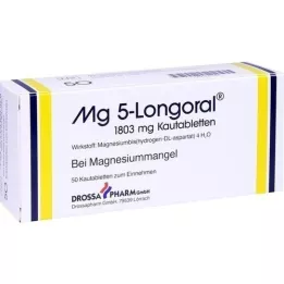 MG 5 LONGORAL Žvýkací tablety, 50 ks
