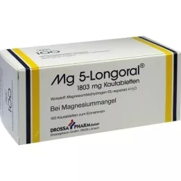 MG 5 LONGORAL Žvýkací tablety, 100 ks