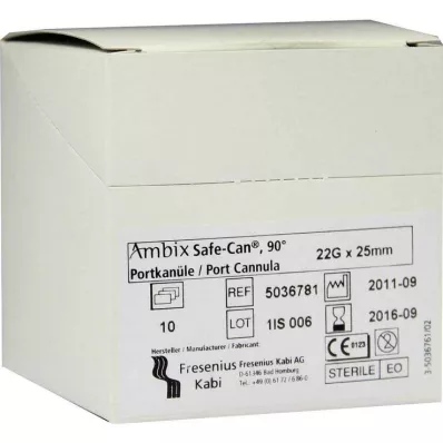 AMBIX Safe-Can Portpunkt.Kan.22 Gx25 mm zakřivený, 10 ks