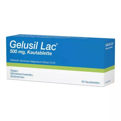 GELUSIL LAC Žvýkací tablety, 50 ks