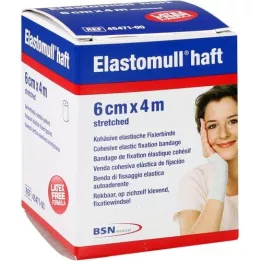 ELASTOMULL lepicí fixační obvaz 6 cmx4 m, 1 ks