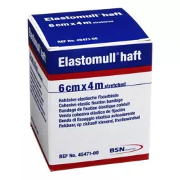 ELASTOMULL lepicí fixační obvaz 6 cmx4 m, 1 ks