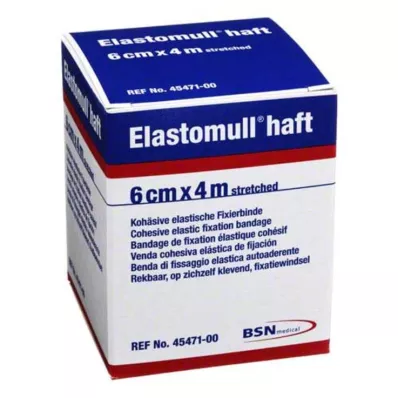 ELASTOMULL lepicí fixační obvaz 6 cmx4 m, 1 ks