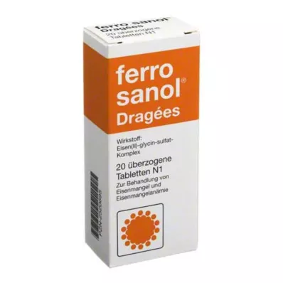 Ferro Sanol 40 mg potahované tablety, 20 ks