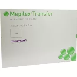 MEPILEX Transferový pěnový obvaz 15x20 cm sterilní, 5 ks