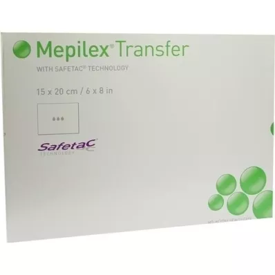 MEPILEX Transferový pěnový obvaz 15x20 cm sterilní, 5 ks
