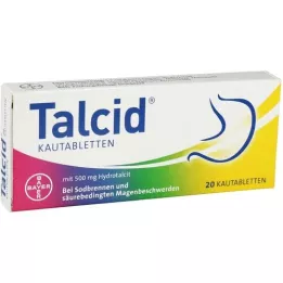TALCID Žvýkací tablety, 20 ks