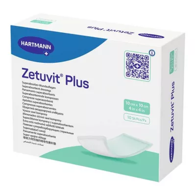 ZETUVIT Plus extra silný absorpční obklad, sterilní 10x10 cm, 10 ks ZETUVIT Plus extra silný absorpční obklad, sterilní 10x10 cm, 10 ks
