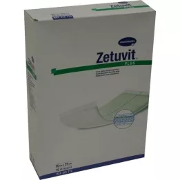 ZETUVIT Plus extra silný absorpční obklad, sterilní 20x25 cm, 10 ks