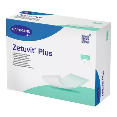 ZETUVIT Plus extra silný absorpční obklad, sterilní 20x25 cm, 10 ks