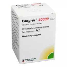 PANGROL 40 000 tvrdých uzávěrů s enterickým potahem, 50 ks