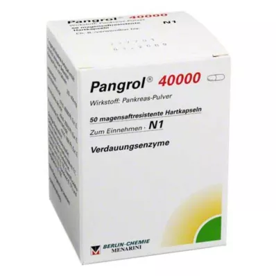 Pangrol 40000 gastrorezistentní kapsle, 50 kusů
