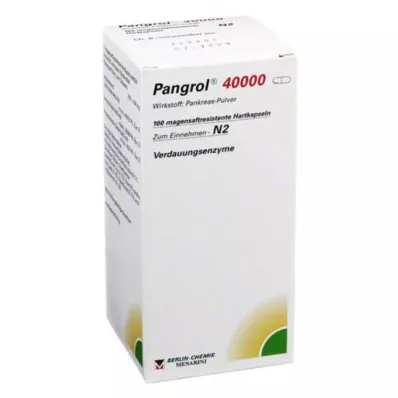 Pangrol 40000 gastrorezistentní kapsle, 100 kusů