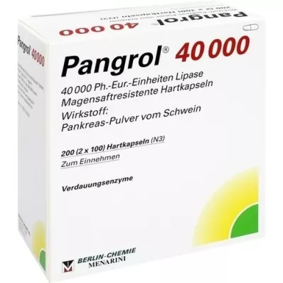 PANGROL 40 000 tvrdých uzávěrů s enterickým potahem, 200 ks