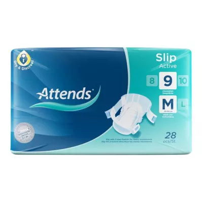 ATTENDS Slip Active 9 M, 28 ks