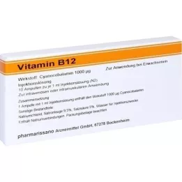 VITAMIN B12 RÖWO 1 000 μg ampule, 10X1 ml
