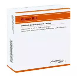 VITAMIN B12 RÖWO 1 000 μg ampule, 10X1 ml