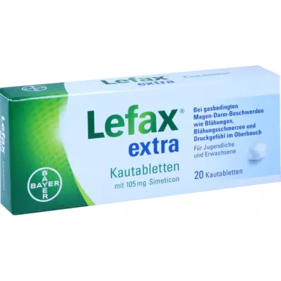 LEFAX extra žvýkací tablety, 20 ks