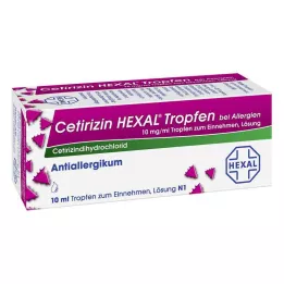 CETIRIZIN HEXAL Kapky na alergie, 10 ml