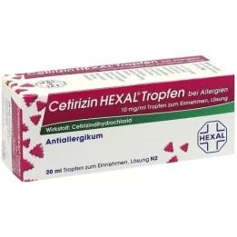CETIRIZIN HEXAL Kapky na alergie, 20 ml
