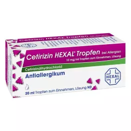 CETIRIZIN HEXAL Kapky na alergie, 20 ml