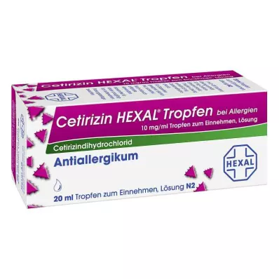 CETIRIZIN HEXAL Kapky na alergie, 20 ml CETIRIZIN HEXAL Kapky na alergie, 20 ml