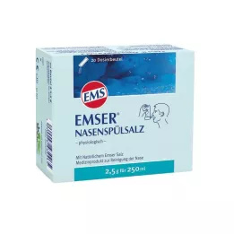 EMSER Fyziologický sáček se solí na výplach nosu, 20 ks