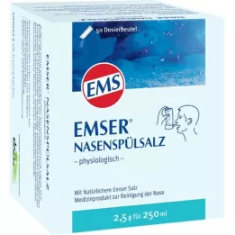 EMSER Fyziologický sáček se solí na výplach nosu, 50 ks
