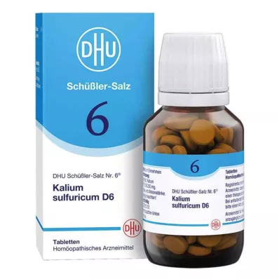DHU Schüßlerova sůl č. 6 Kalium sulfuricum D6 tablety, 200 ks