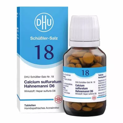 BIOCHEMIE DHU 18 Calcium sulphuratum D 6 tablet, 200 ks BIOCHEMIE DHU 18 Calcium sulphuratum D 6 tablet, 200 ks