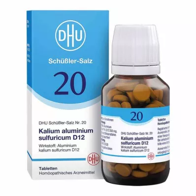 DHU Schüßlerova sůl č. 20 draselné aluminium sulfuricum D12 tablety, 200 ks