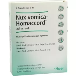 NUX VOMICA HOMACCORD ad us.vet.ampulky, 5 ks