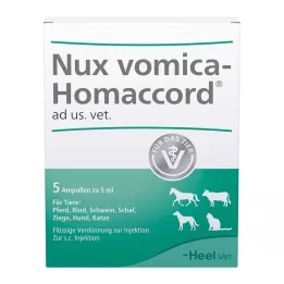 NUX VOMICA HOMACCORD ad us.vet.ampulky, 5 ks