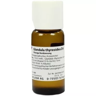 GLANDULA THYREOIDEA D 6 Ředění, 50 ml