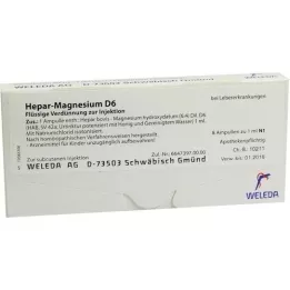 HEPAR MAGNESIUM D 6 ampulí, 8X1 ml