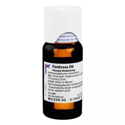 PANKREAS D 6 Ředění, 50 ml