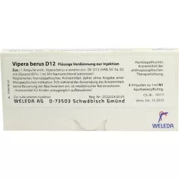 VIPERA BERUS D 12 ampulí, 8X1 ml