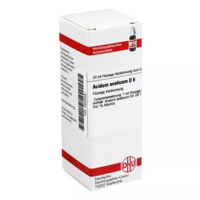 ACIDUM ACETICUM D 6 Ředění, 20 ml