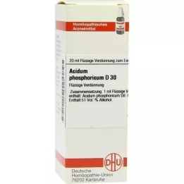 ACIDUM PHOSPHORICUM D 30 Ředění, 20 ml