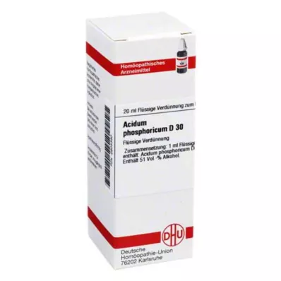 ACIDUM PHOSPHORICUM D 30 Ředění, 20 ml