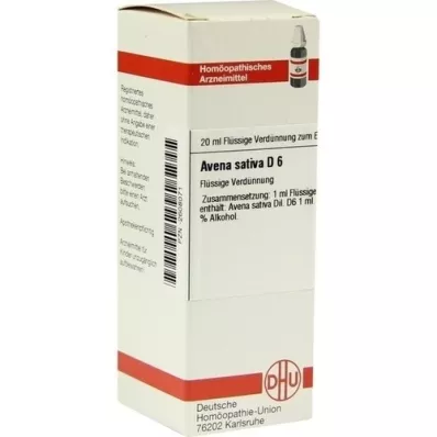 AVENA SATIVA D 6 Ředění, 20 ml