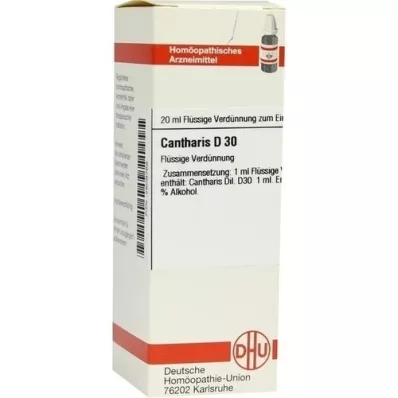 CANTHARIS D 30 ředění, 20 ml