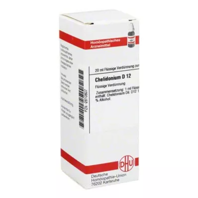CHELIDONIUM D 12 Ředění, 20 ml
