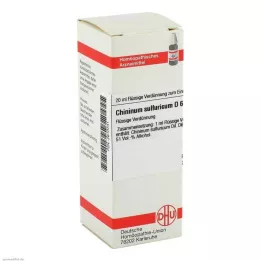 CHININUM SULFURICUM D 6 Ředění, 20 ml