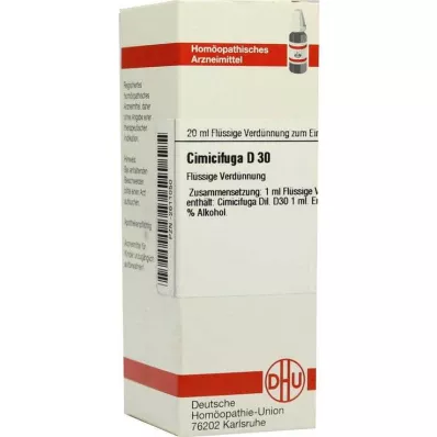 CIMICIFUGA D 30 Ředění, 20 ml