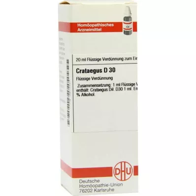 CRATAEGUS D 30 Ředění, 20 ml CRATAEGUS D 30 Ředění, 20 ml